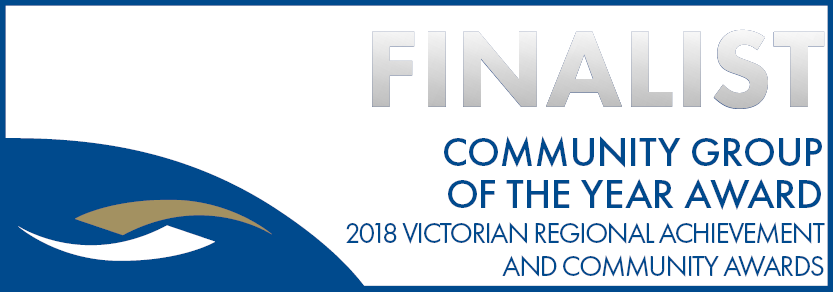 Awards Australia Community Group of the Year Award Finalist in the 2018 Victorian Regional Achievement and Community Awards