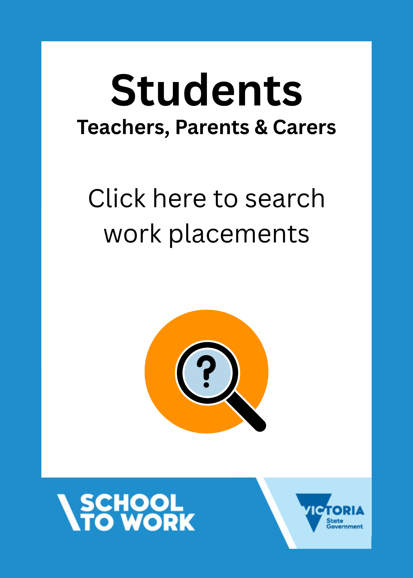 The Victorian Government funds Local Learning and Employment Networks (LLENs) to deliver the School to Work program, which involves coordinating workplace learning opportunities. Some of these work-based learning opportunities are integrated into vocational education and training (VET) programs, which can be part of the Victorian Certificate of Education (VCE), including the VCE Vocational Major, or the Victorian Pathways Certificate.